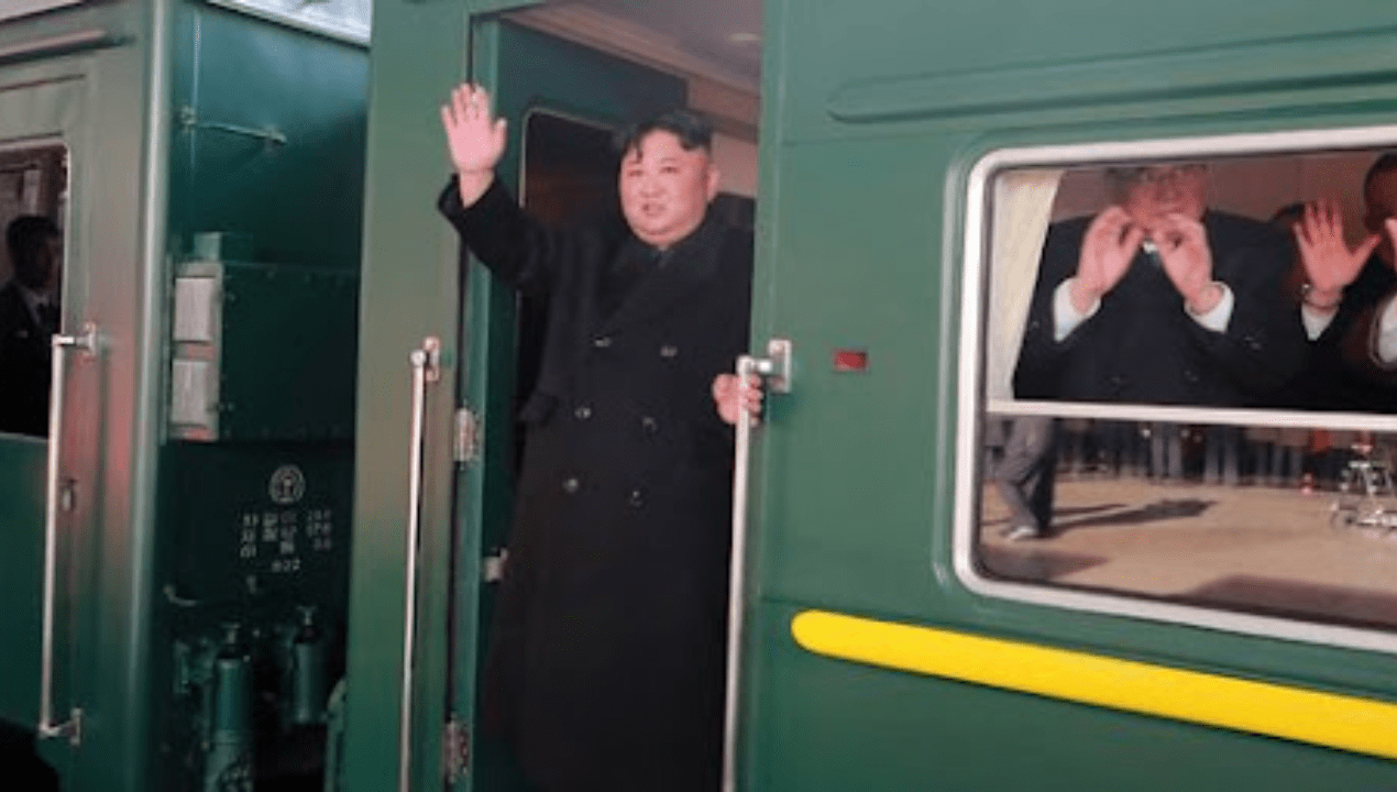 Kim Jong Un kereta lapis baja